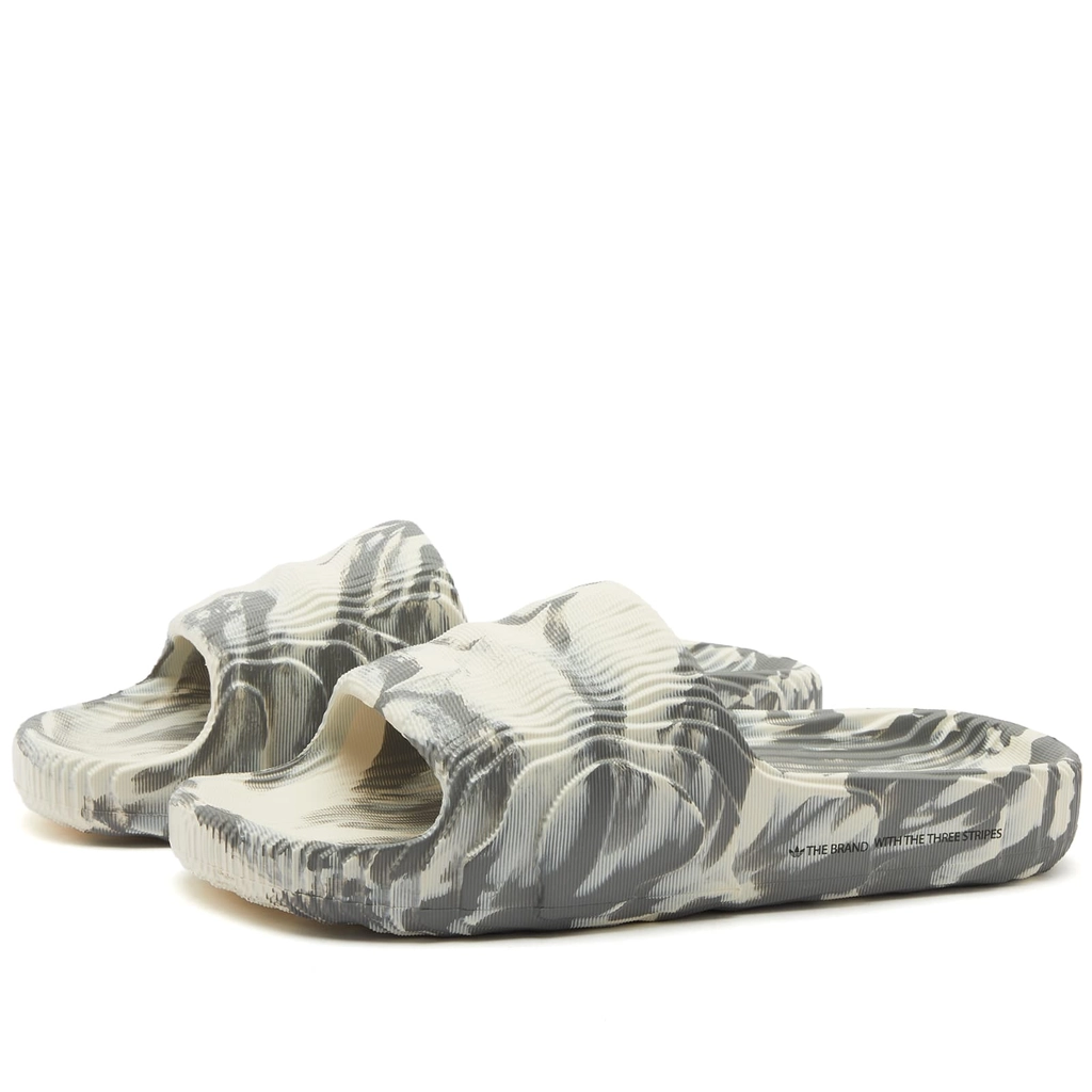 Adidas Originals Adilette 22 White/Grey/Core Black